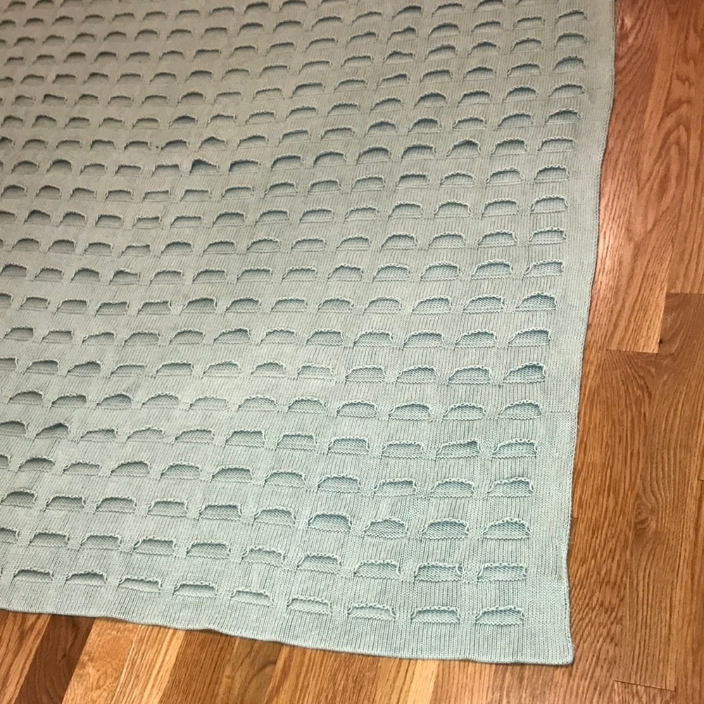Anthropologie Narissa Throw Blanket Green - Picture 10 of 16
